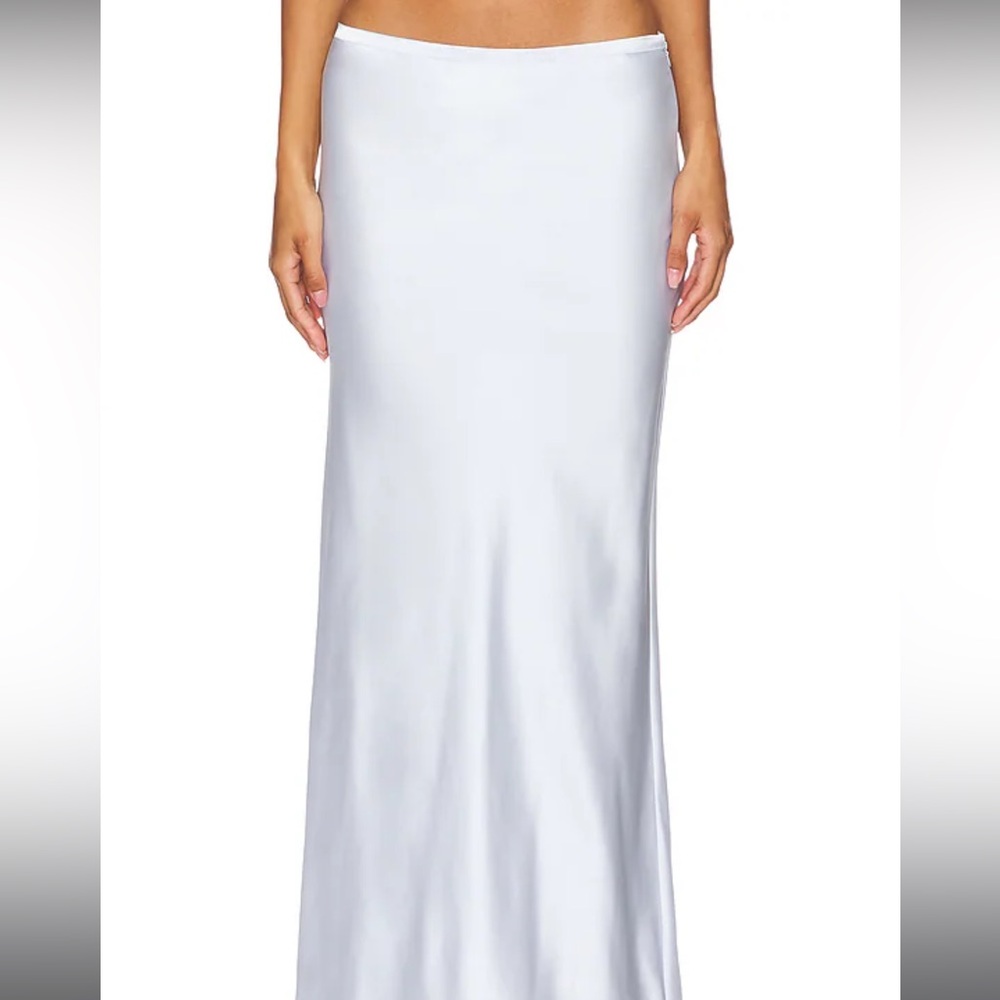 Lioness Hudson Maxi Skirt in Pale Blue